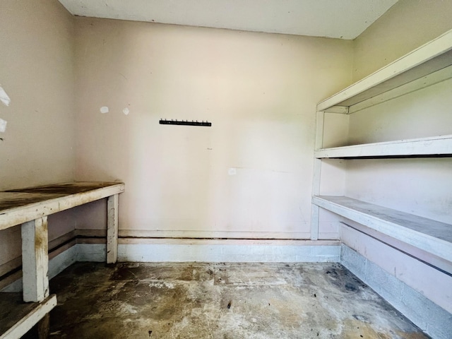 view of storage room