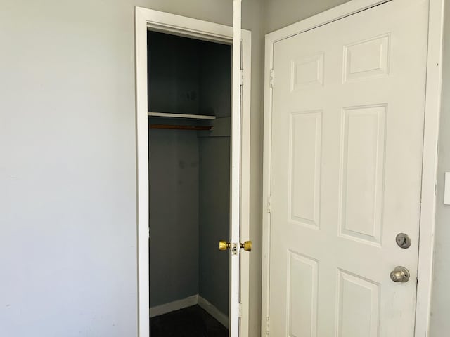 view of closet