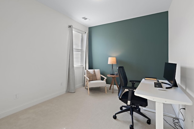 131 Benjamin Ln, Hendersonville, TN 37075 - carpeted home office with baseboards and visible vents
