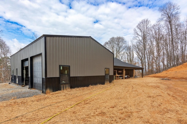view of outbuilding with an outdoor structure