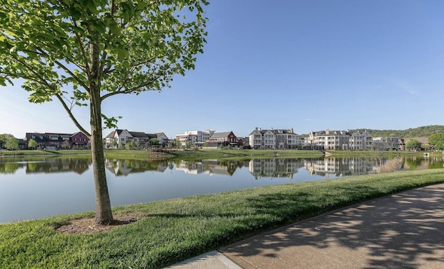 water view featuring a residential view