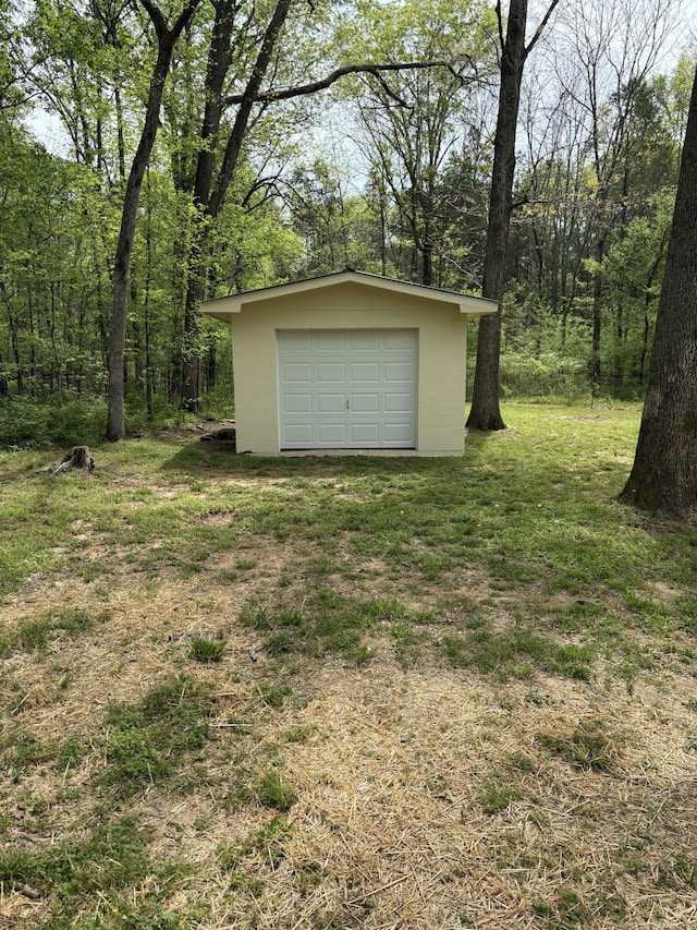 1669 Fellowship Rd, Mount Juliet, TN 37122 - view of yard with an outbuilding and a detached garage