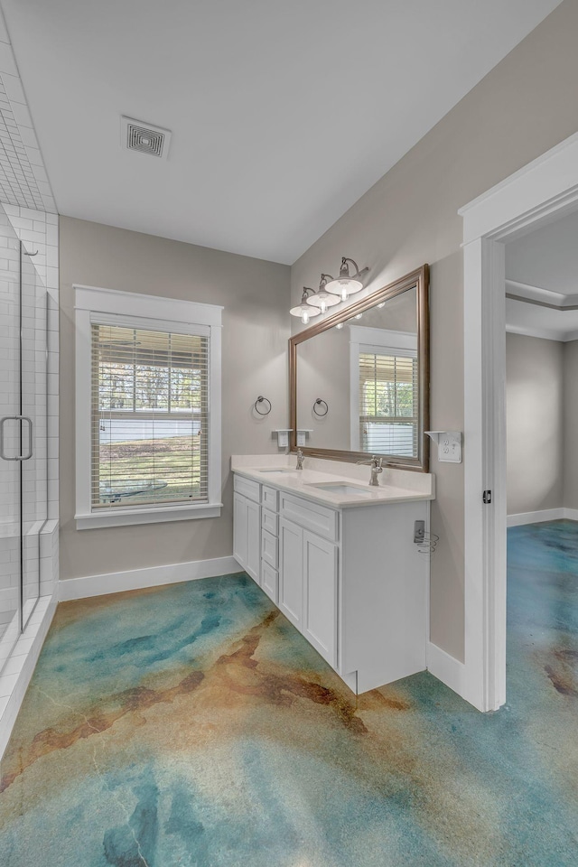 1118 Cotillion Dr, Murfreesboro, TN 37128 - full bath featuring a healthy amount of sunlight, a sink, and visible vents