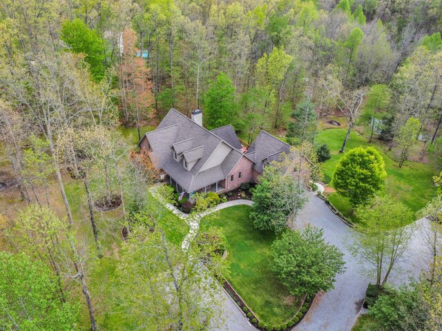 321 Clinchfield Dr, Monterey, TN 38574 - drone / aerial view with a wooded view