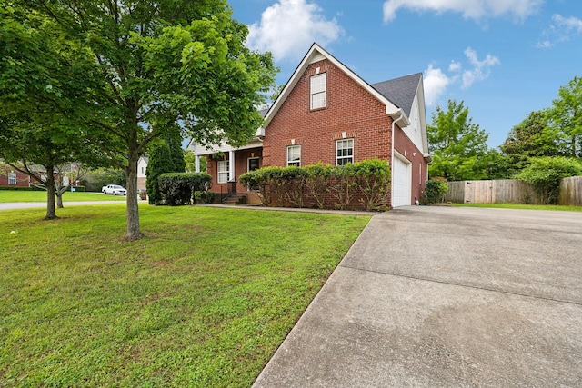 436 Conquest Rd N, Murfreesboro, TN 37128 - view of front of house with brick siding, driveway, and a garage