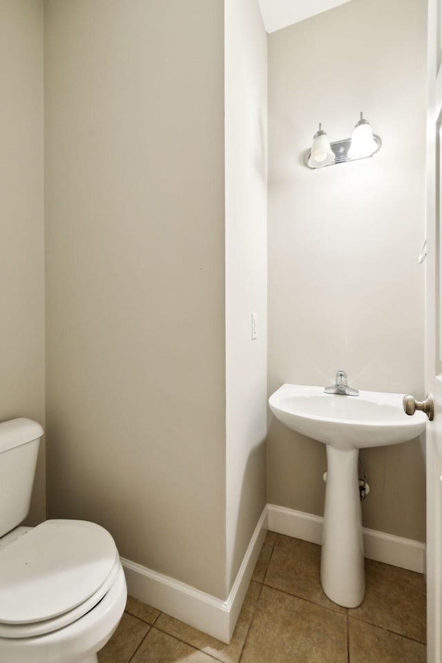 436 Conquest Rd N, Murfreesboro, TN 37128 - bathroom with toilet, tile patterned flooring, and baseboards