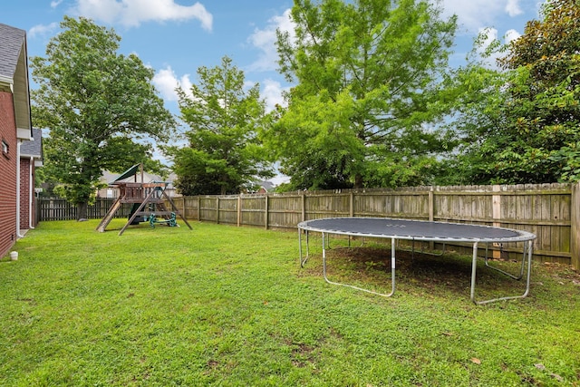 436 Conquest Rd N, Murfreesboro, TN 37128 - view of yard featuring a trampoline and a playground