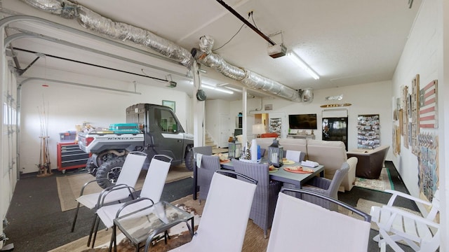 1100 Cypress Rd, Buchanan, TN 38222 - garage with a garage door opener