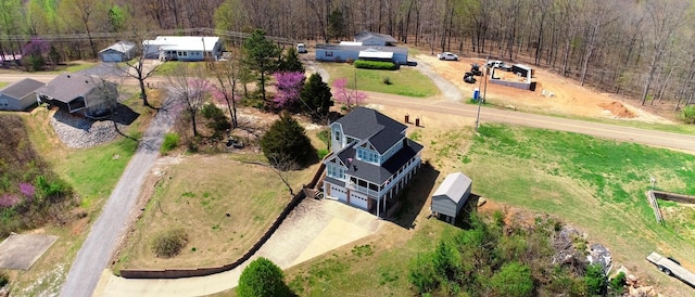 1100 Cypress Rd, Buchanan, TN 38222 - aerial view featuring a forest view