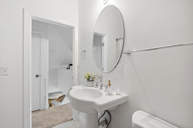 bathroom with toilet