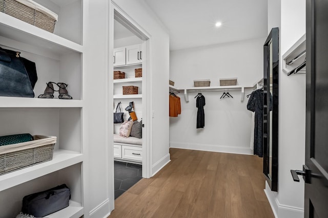7247 Murrel Dr, Franklin, TN 37064 - spacious closet featuring wood finished floors