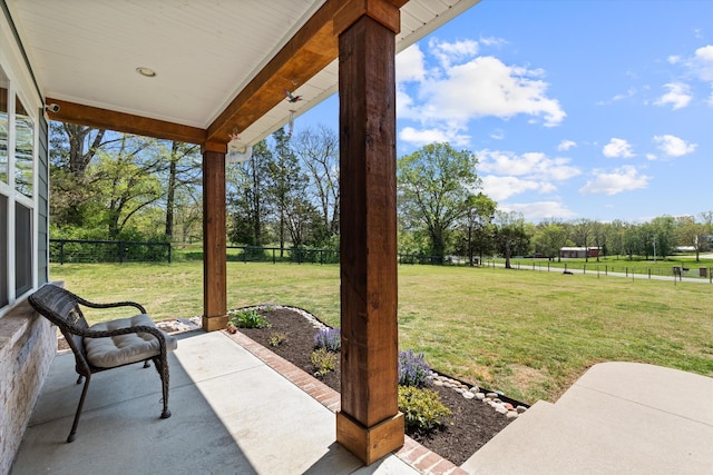 3181 Old Lebanon Dirt Rd, Mount Juliet, TN 37122 - view of patio with a fenced backyard