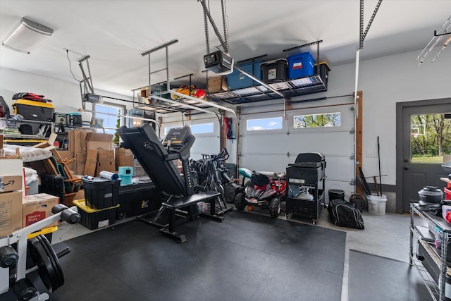 3181 Old Lebanon Dirt Rd, Mount Juliet, TN 37122 - garage featuring a garage door opener