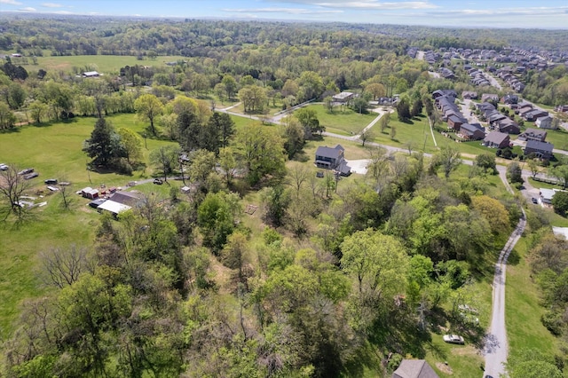 3181 Old Lebanon Dirt Rd, Mount Juliet, TN 37122 - drone / aerial view featuring a wooded view