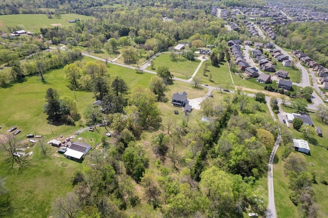 3181 Old Lebanon Dirt Rd, Mount Juliet, TN 37122 - drone / aerial view featuring a residential view