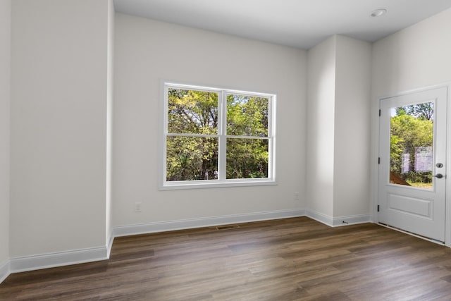 463 Centre St, Pleasant View, TN 37146 - interior space with baseboards, wood finished floors, and visible vents