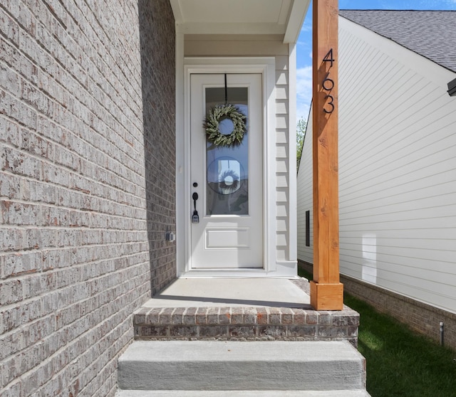 463 Centre St, Pleasant View, TN 37146 - entrance to property with brick siding