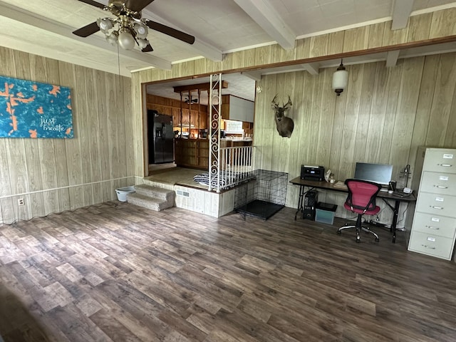 12748 Fruit Hill Red Bridge Rd, Crofton, KY 42217 - view of patio / terrace with ceiling fan