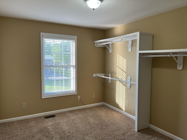 1473 Chapmansboro Rd, Chapmansboro, TN 37035 - walk in closet featuring carpet flooring and visible vents