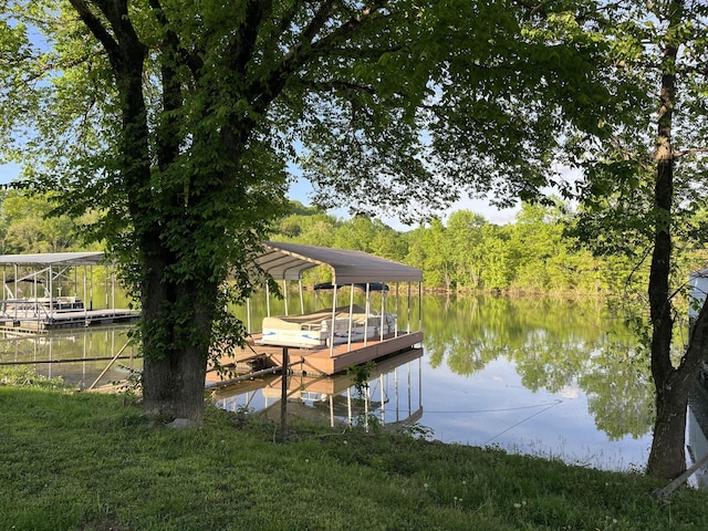 1473 Chapmansboro Rd, Chapmansboro, TN 37035 - view of dock featuring a water view
