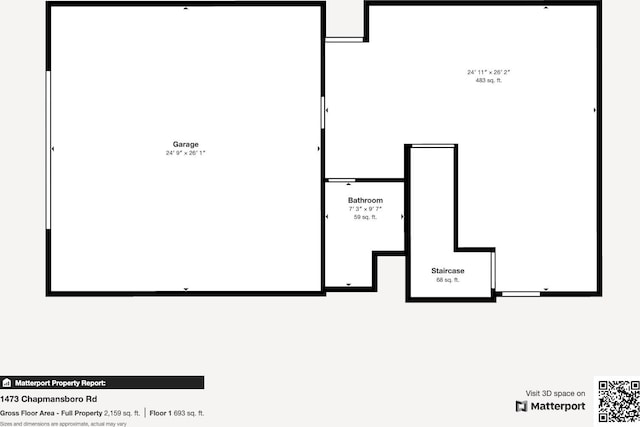 1473 Chapmansboro Rd, Chapmansboro, TN 37035 - view of layout