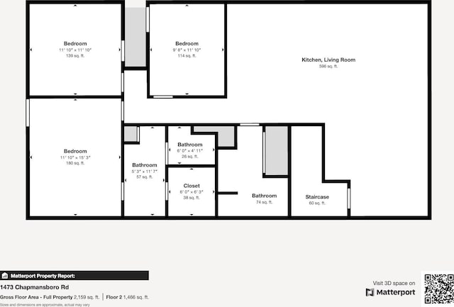 1473 Chapmansboro Rd, Chapmansboro, TN 37035 - plan