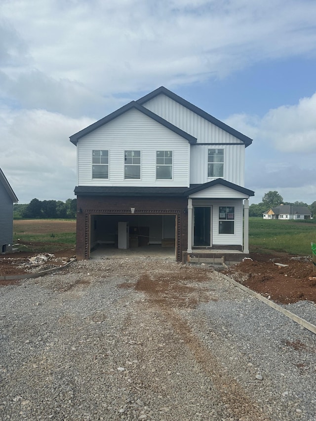 0 Hugh Hunter Rd, Oak Grove, KY 42262 - view of front of home featuring driveway and an attached garage