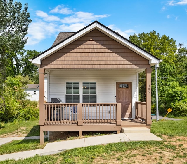 309 Cedar Ct, Clarksville, TN 37042 - view of front of house with a porch