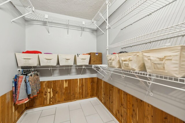 view of storage area