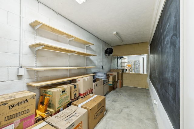 view of storage room