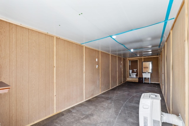 interior space featuring a sink