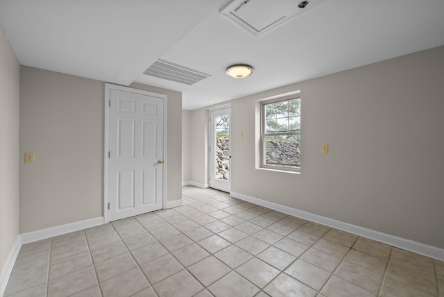 13391 Fruit Hill Red Bridge Rd, Crofton, KY 42217 - unfurnished room featuring baseboards, light tile patterned flooring, and visible vents