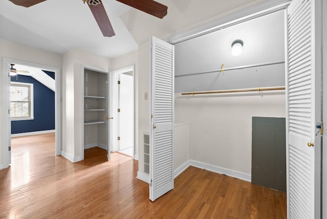 13391 Fruit Hill Red Bridge Rd, Crofton, KY 42217 - unfurnished bedroom featuring baseboards, wood finished floors, and a closet