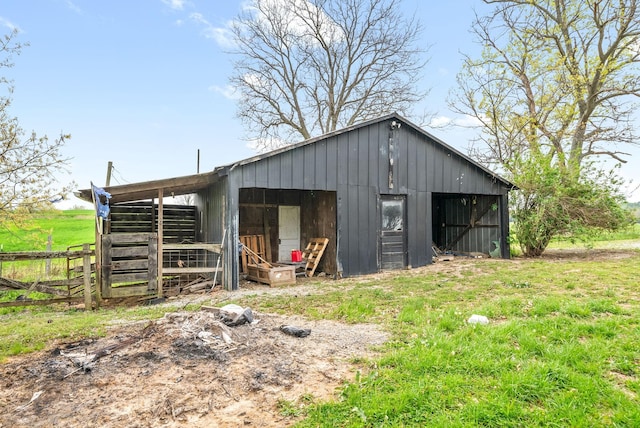 13391 Fruit Hill Red Bridge Rd, Crofton, KY 42217 - view of pole building with fence
