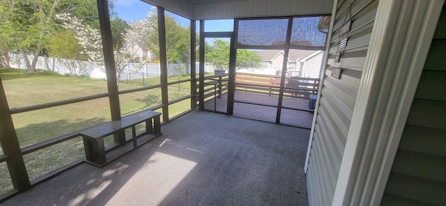 43 Water Mill Trce, Ringgold, GA 30736 - view of unfurnished sunroom