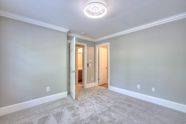 1178 Mccoury Ln, Spring Hill, TN 37174 - unfurnished bedroom featuring carpet floors, ornamental molding, and baseboards