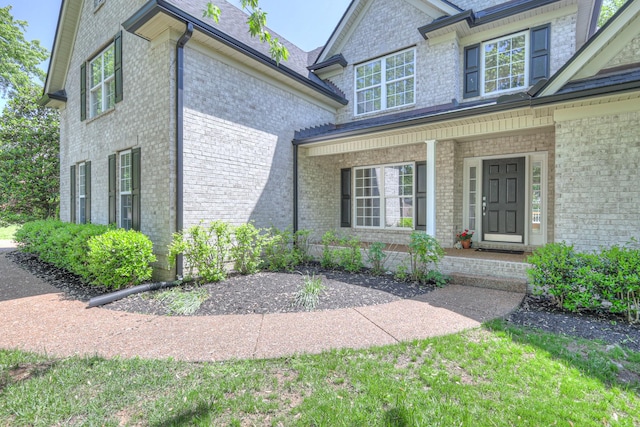 1178 Mccoury Ln, Spring Hill, TN 37174 - exterior space featuring a porch and brick siding