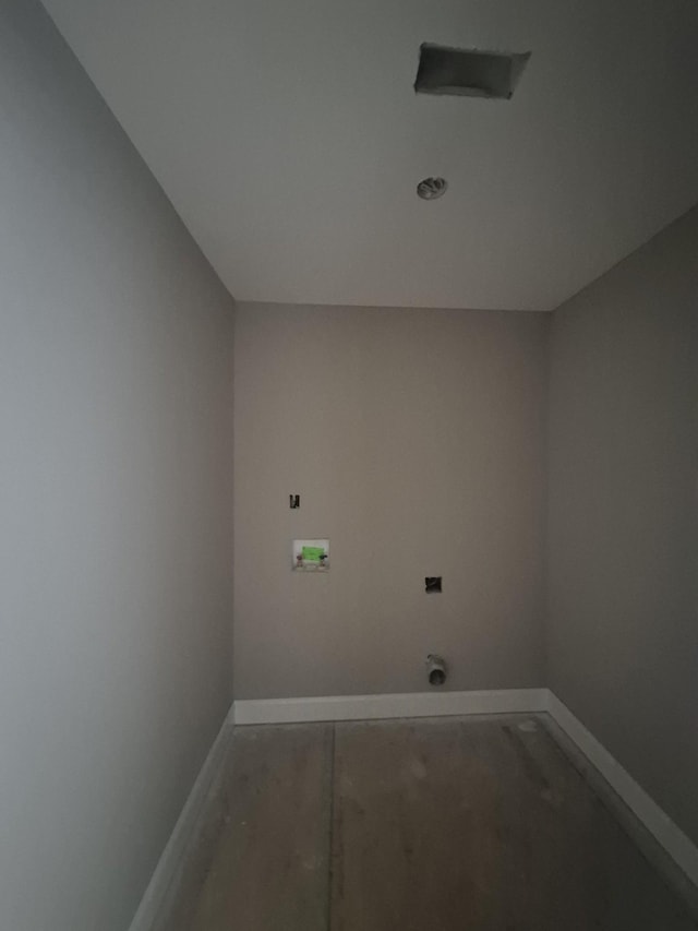 6 Hugh Hunter Rd, Oak Grove, KY 42262 - laundry area featuring baseboards and hookup for a washing machine
