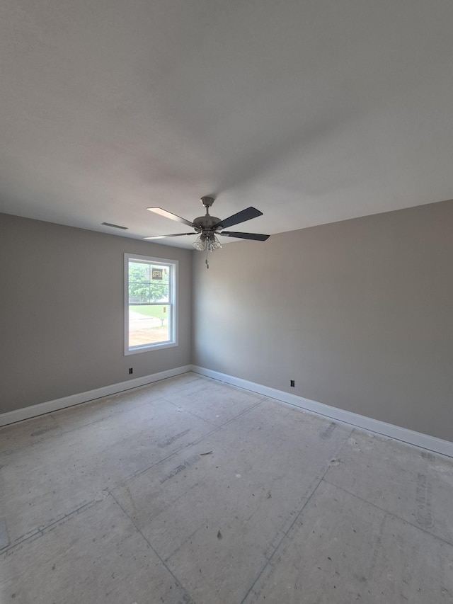 6 Hugh Hunter Rd, Oak Grove, KY 42262 - empty room featuring baseboards and a ceiling fan