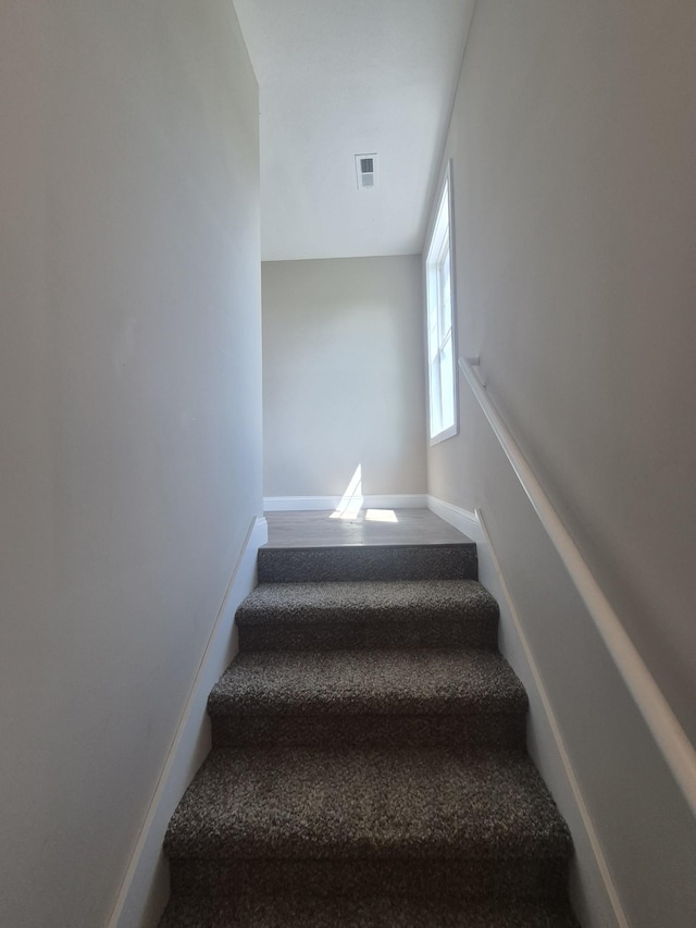 6 Hugh Hunter Rd, Oak Grove, KY 42262 - stairway with baseboards and carpet floors