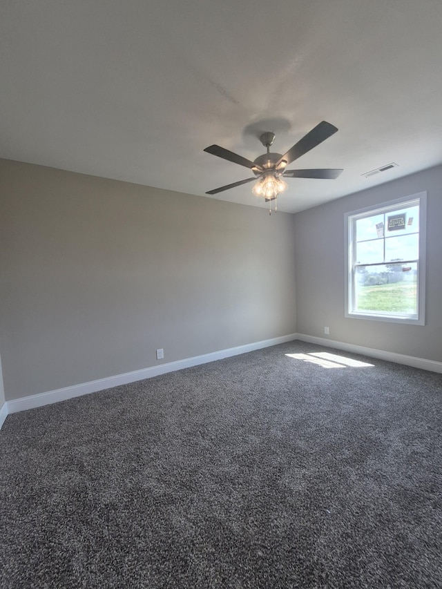 6 Hugh Hunter Rd, Oak Grove, KY 42262 - carpeted spare room with baseboards and ceiling fan