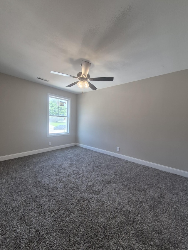 6 Hugh Hunter Rd, Oak Grove, KY 42262 - carpeted empty room featuring baseboards and ceiling fan