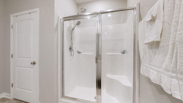 full bath with a stall shower