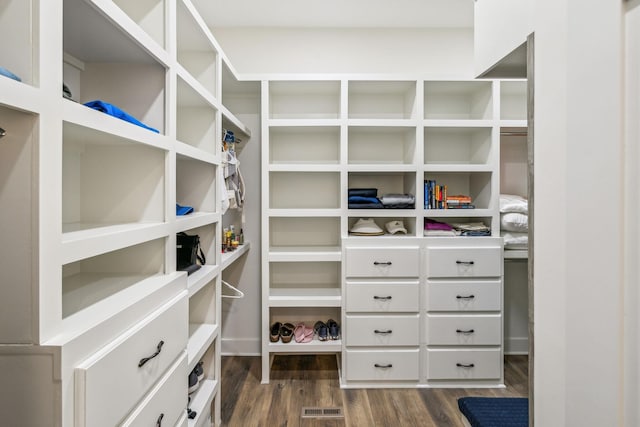pantry with visible vents