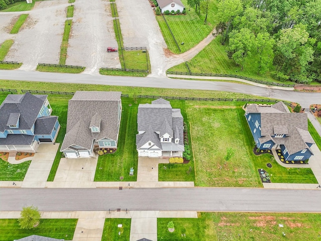 birds eye view of property featuring a residential view