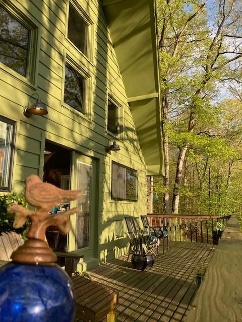 view of deck