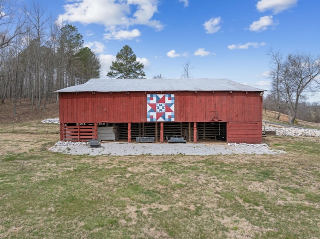 view of outdoor structure