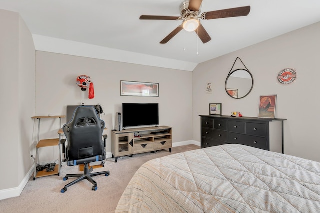 155 Telavera Dr, White House, TN 37188 - bedroom with a ceiling fan, carpet flooring, and baseboards