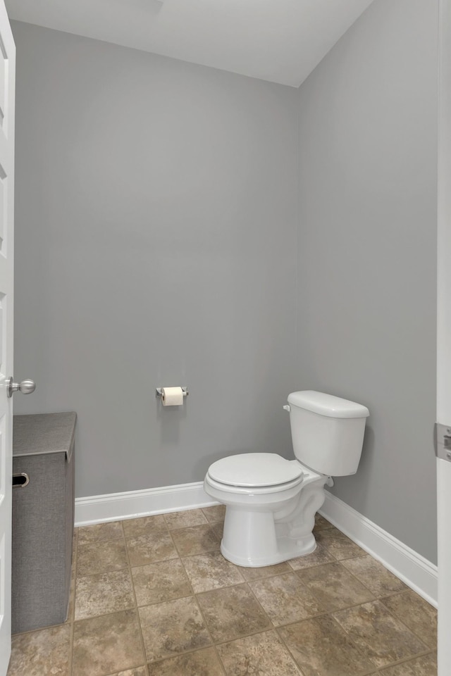 155 Telavera Dr, White House, TN 37188 - bathroom with stone finish flooring, toilet, and baseboards