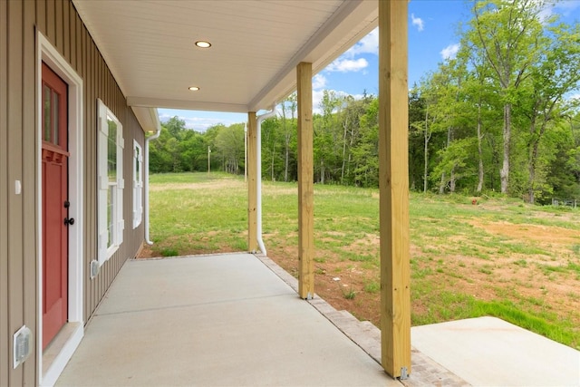 view of patio